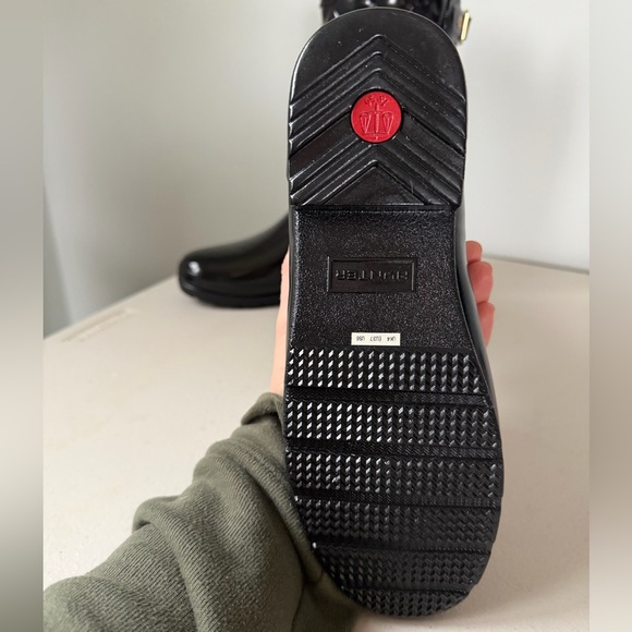 Hunter Quilted Black Women's Short Boots - Picture 4 of 6